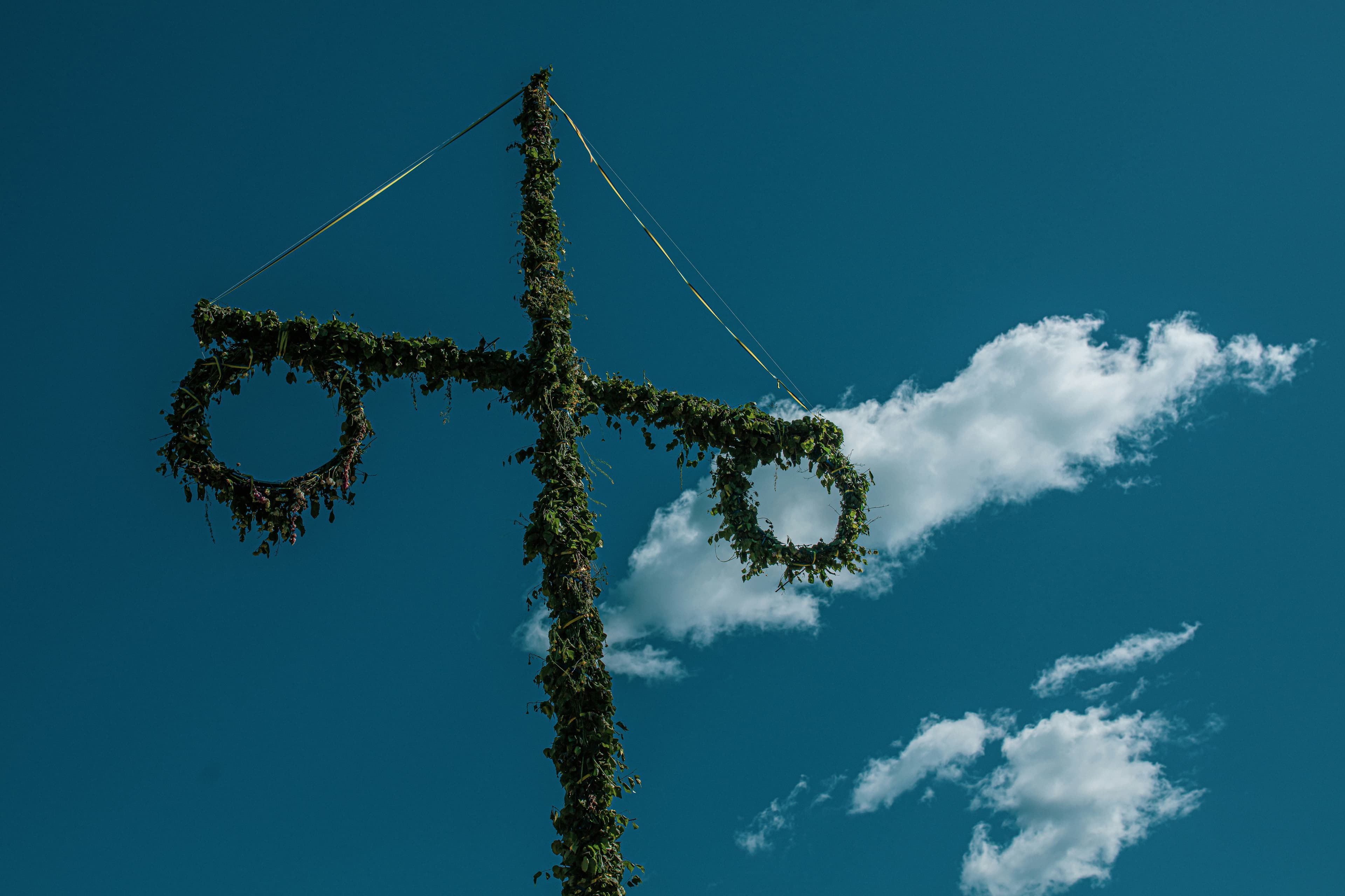 Midsummer celebration in Vaxholm, Stockholm, Sweden